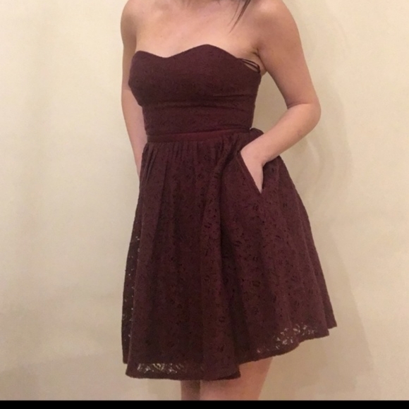 Jack Wills Crimson party dress - Picture 9 of 10